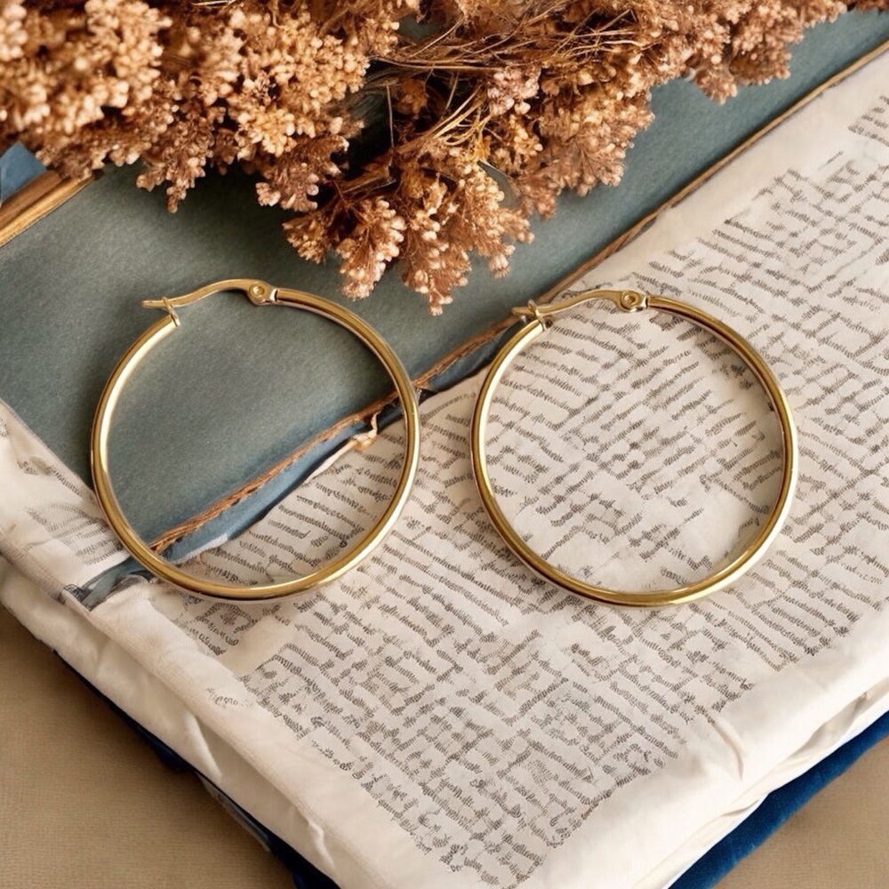 🆕 Hoop Earrings Stainless Steel